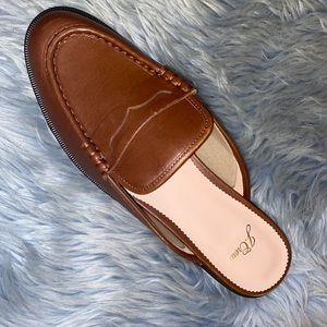 J Crew Leather Tab Loafers